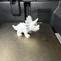 Mô hình khủng long Triceratops Chibi dễ thương – Chất lượng in chi tiết - Thumbnail 3