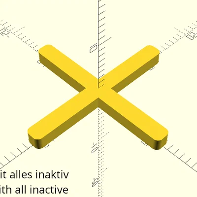 Ke chèn gạch (Tile Spacer) tùy chỉnh thiết kế bằng OpenSCAD