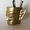Cốc cắm bút hình người ngoài hành tinh trang trí bàn làm việc cực độc - Thumbnail 1