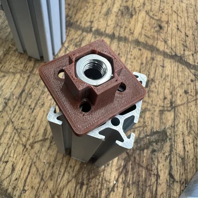 Phụ kiện đế bánh xe và nắp che cho thanh nhôm định hình 40x40