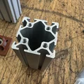 Phụ kiện đế bánh xe và nắp che cho thanh nhôm định hình 40x40 - Thumbnail 5