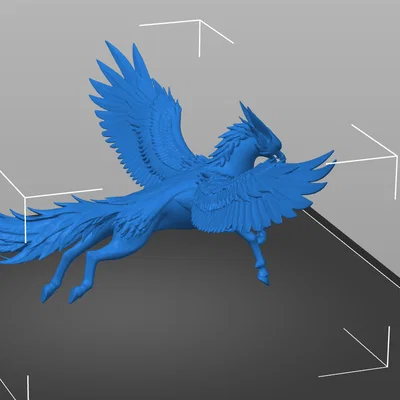 Mô hình 3D Pokemon Fusion Fenikkusu Tenma (Ponyta x Ho-Oh) ấn tượng