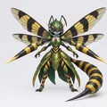 Mô hình Pokemon Fusion: Gardevoir kết hợp Beedrill ấn tượng - Thumbnail 1