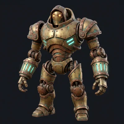 Mô hình Excalibot phong cách SteamPunk