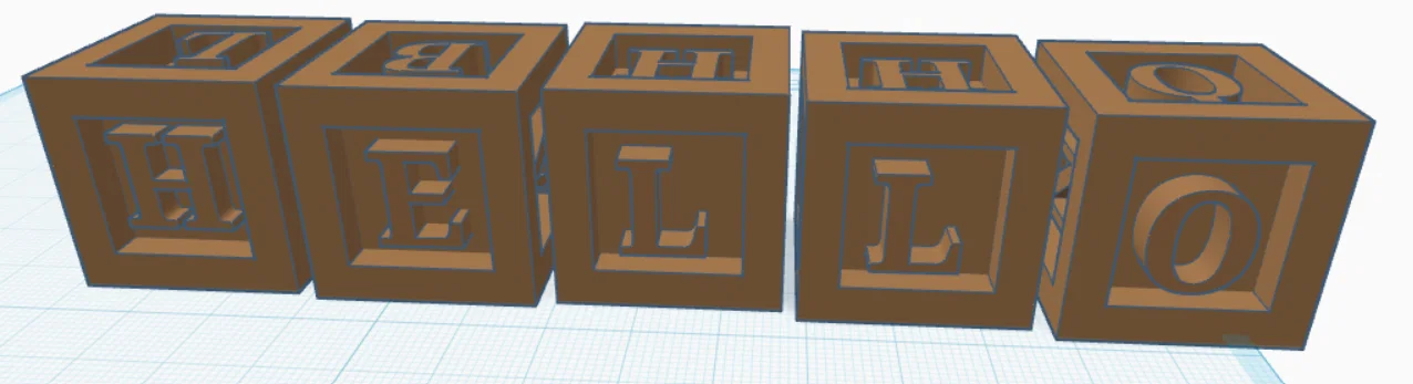Bộ khối chữ cái 3D (Letter blocks) - Đồ chơi và trang trí sáng tạo - Image 1