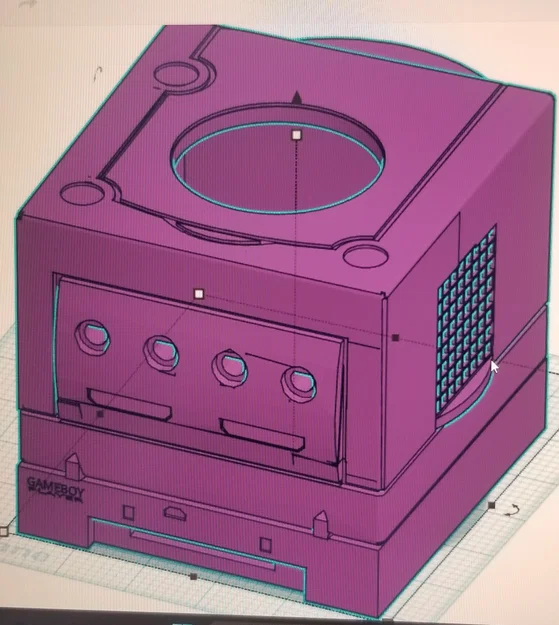 Vỏ hộp khăn giấy GameSphere với Gameboy Player - Image 1