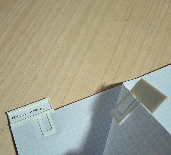 Kẹp giấy 3D tích hợp bảng tên thông minh cho văn phòng - Image 3