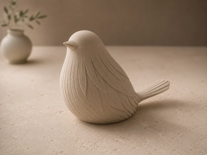 Chú Chim Japandi - Vật Phẩm Decor Tối Giản - Image 1