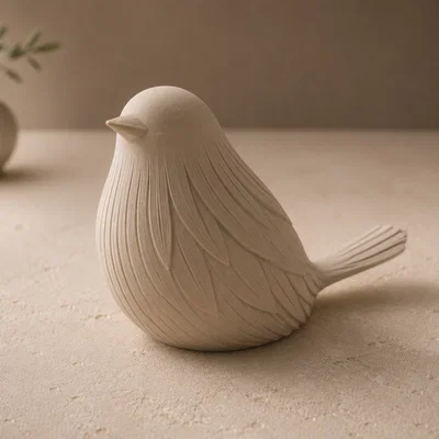 Chú Chim Japandi - Vật Phẩm Decor Tối Giản
