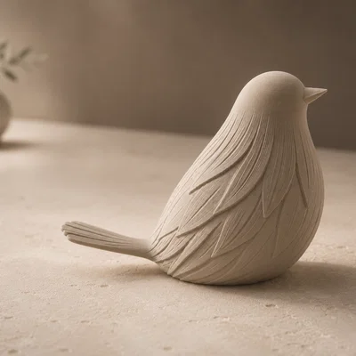 Chú Chim Japandi - Vật Phẩm Decor Tối Giản
