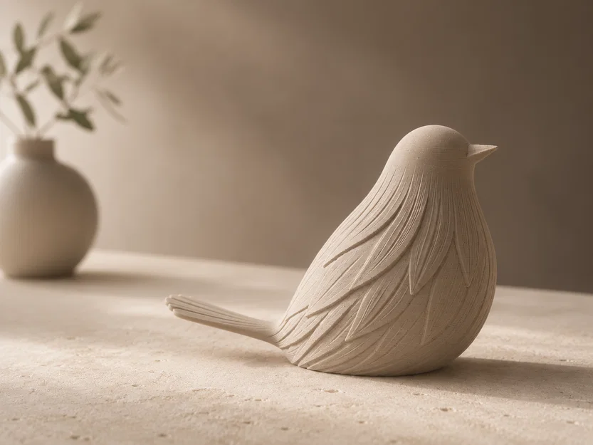 Chú Chim Japandi - Vật Phẩm Decor Tối Giản - Image 4