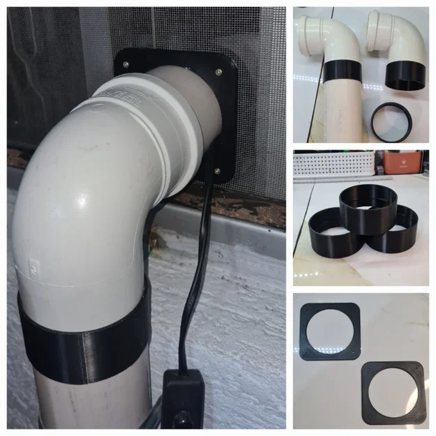 Flange + Khớp Nối Ống (75mm) - Image 1