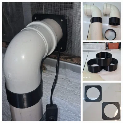 Flange + Khớp Nối Ống (75mm)