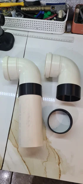 Flange + Khớp Nối Ống (75mm) - Image 2