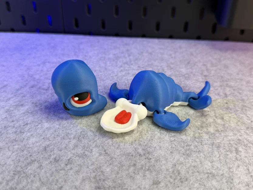 Mô hình Cá voi dễ thương có khớp nối (Articulated Cute Whale) - Image 2