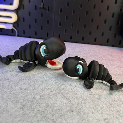 Mô hình Cá voi dễ thương có khớp nối (Articulated Cute Whale)