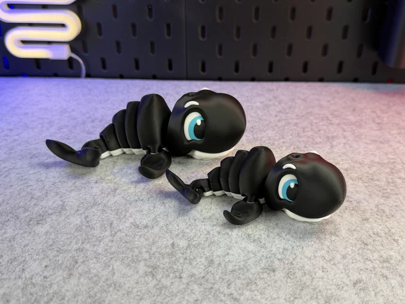 Mô hình Cá voi dễ thương có khớp nối (Articulated Cute Whale) - Image 5