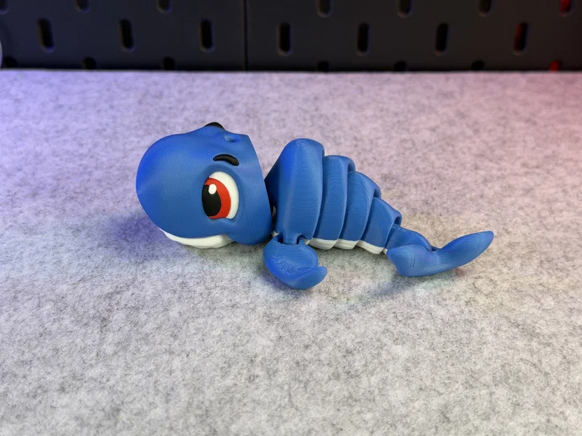 Mô hình Cá voi dễ thương có khớp nối (Articulated Cute Whale) - Image 8