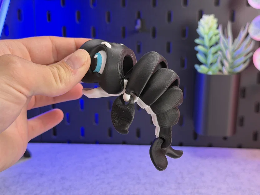 Mô hình Cá voi dễ thương có khớp nối (Articulated Cute Whale) - Image 10