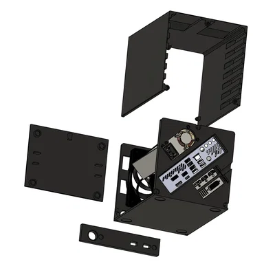 SFF Mini ITX Steam Machine Case - Vỏ máy tính nhỏ gọn