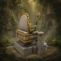 Vhorlath Realms – Reptilian – Sun-Seat Oracle (Mô hình 3D in STL phong cách Dark Fantasy) - Thumbnail 3