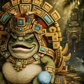 Vhorlath Realms – Reptilian – Sun-Seat Oracle (Mô hình 3D in STL phong cách Dark Fantasy) - Thumbnail 4