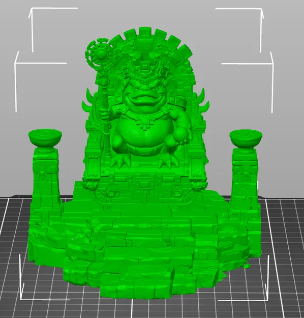 Vhorlath Realms – Reptilian – Sun-Seat Oracle (Mô hình 3D in STL phong cách Dark Fantasy) - Image 5