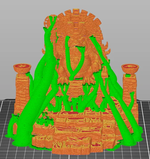 Vhorlath Realms – Reptilian – Sun-Seat Oracle (Mô hình 3D in STL phong cách Dark Fantasy) - Image 6