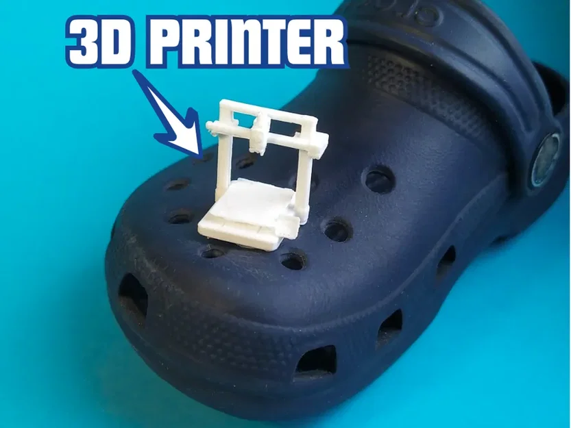 Charm trang trí giày Crocs mô hình máy in 3D độc đáo - Image 1
