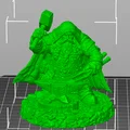 Vhorlath Realms – Dwarf – Ashenforge Rune Master (Mô hình 3D Dark Fantasy STL) - Thumbnail 5