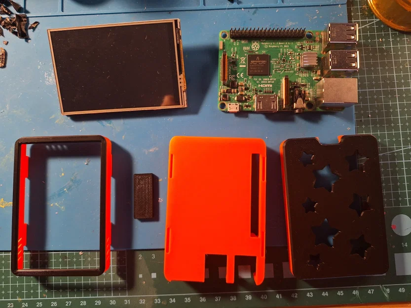Case Raspberry Pi 3B+ kèm màn hình 3.5 inch TFT - Image 2