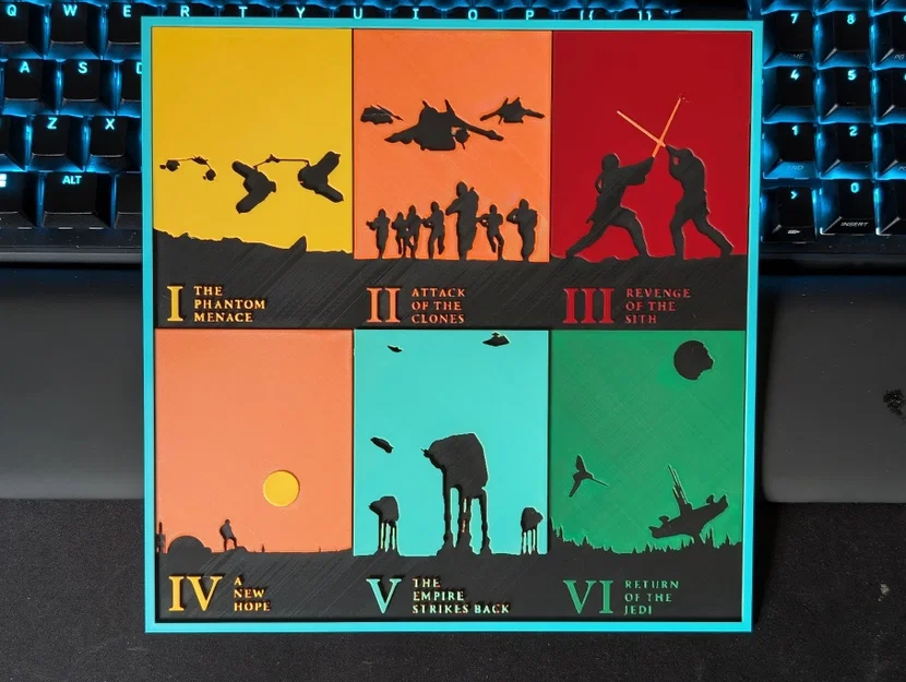 Bộ tiêu đề phim Star Wars in Hueforge - Image 2