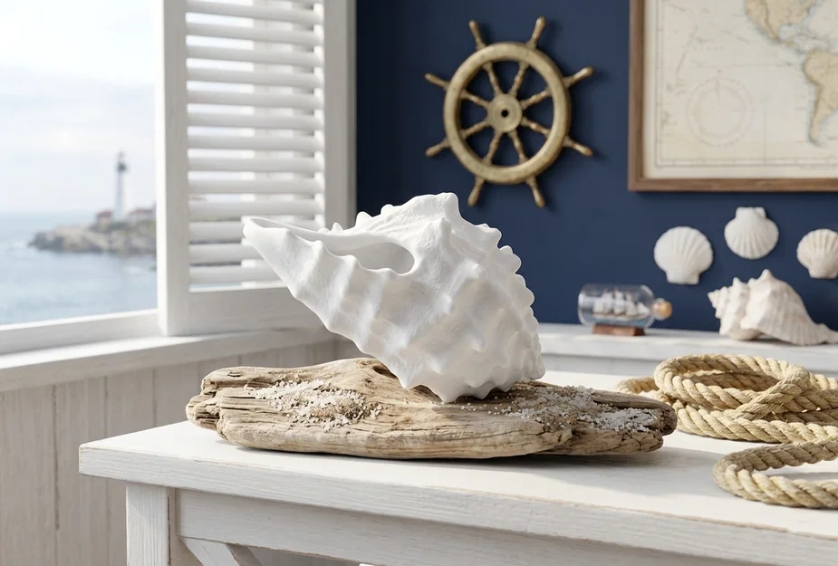 Decorative Seashell V10 – Vỏ Ốc Trang Trí Phong Cách Đại Dương - Image 1