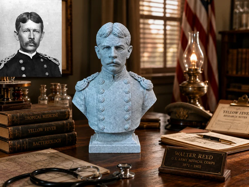 Walter Reed – Tượng bán thân - Image 1