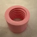 Đầu nối ren 1-3/16 inch cho ống hút bụi Sili Flex (File in 3D) - Thumbnail 2