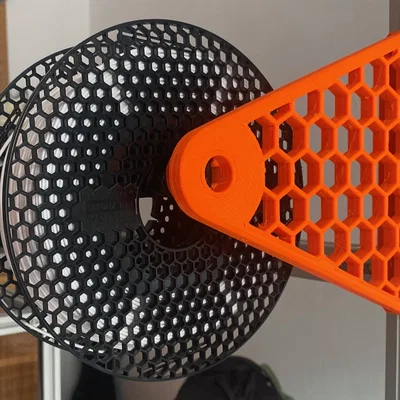 Bộ chuyển đổi giá đỡ cuộn chỉ Prusa MK3 cho khung nhôm - thiết kế lỗ tổ ong