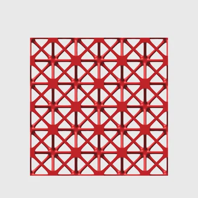 FCC Lattice Cube: Mô hình cấu trúc mạng tinh thể 3D độc đáo