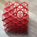 FCC Lattice Cube: Mô hình cấu trúc mạng tinh thể 3D độc đáo - Thumbnail 3