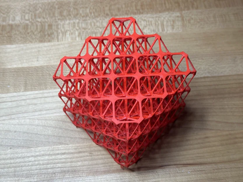 FCC Lattice Cube: Mô hình cấu trúc mạng tinh thể 3D độc đáo - Image 4