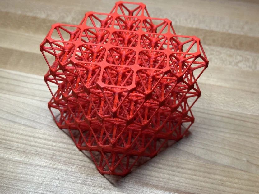 FCC Lattice Cube: Mô hình cấu trúc mạng tinh thể 3D độc đáo - Image 5