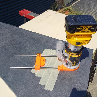 Gá cắt đường tròn cho máy phay DeWalt DCW600