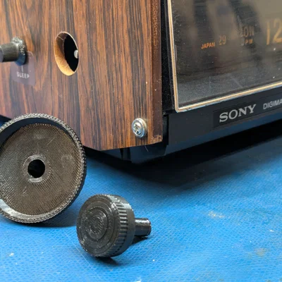 Núm vặn chỉnh giờ/báo thức thay thế cho SONY Digimatic Lifetime