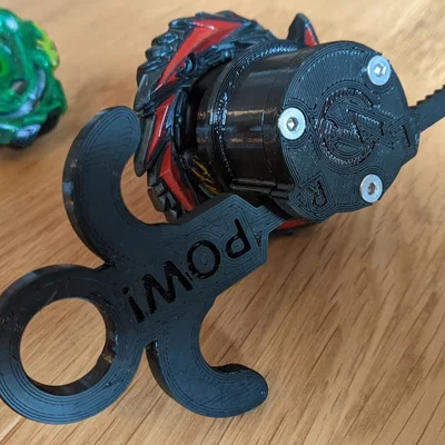 Dây Kéo Phóng Con Quay Beyblade In 3D Độc Đáo