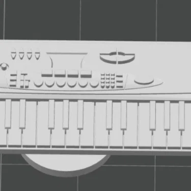 Phụ kiện gắn dép Crocs hình đàn Piano độc đáo - Mẫu in 3D sáng tạo