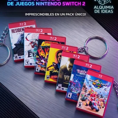 Móc khóa hộp đĩa game Nintendo Switch 2