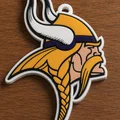 Mặt dây chuyền logo 3D Minnesota Vikings cỡ lớn - Thumbnail 1