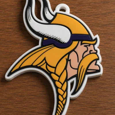 Mặt dây chuyền logo 3D Minnesota Vikings cỡ lớn