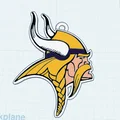 Mặt dây chuyền logo 3D Minnesota Vikings cỡ lớn - Thumbnail 3
