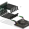 Khay HDD Hot Swap 5in3 (5x 3.5") có quạt tản nhiệt phía trước - Thumbnail 11
