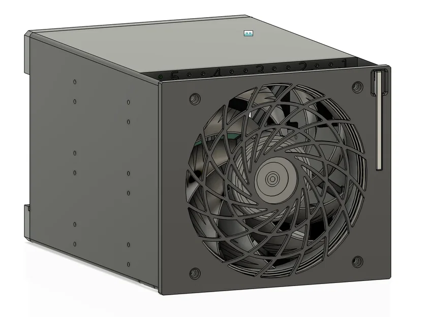 Khung mặt nạ quạt Noctua cho khay ổ cứng 5in3 Hot Swap - Image 1